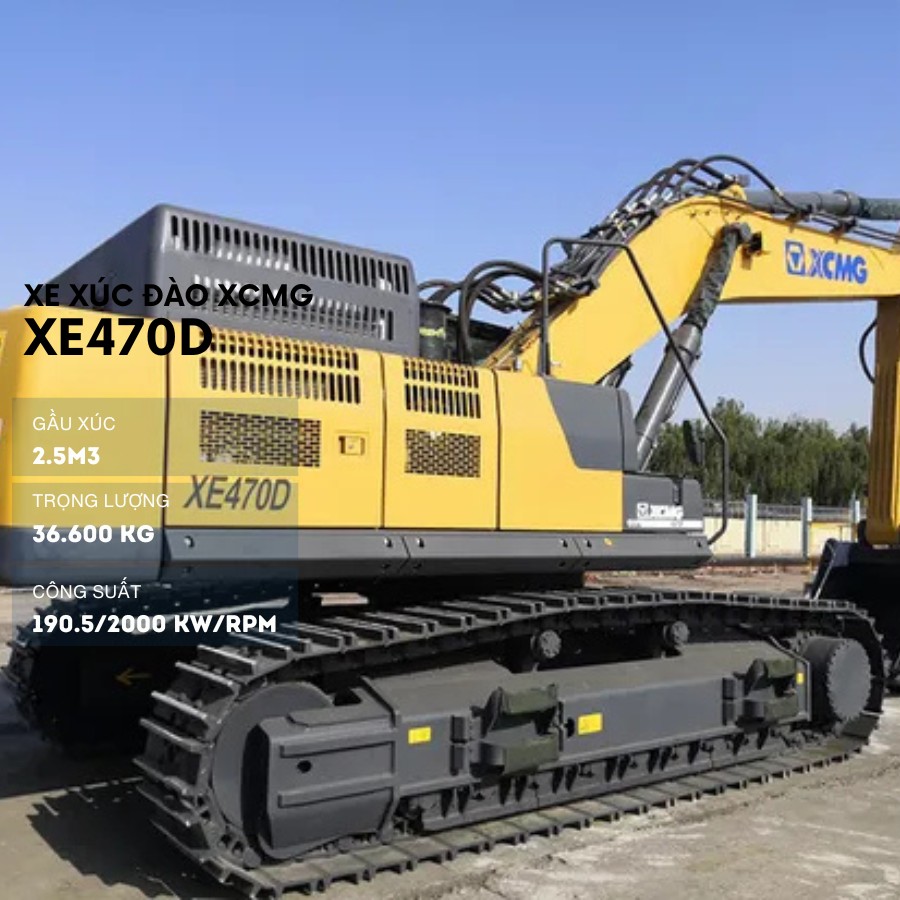Máy Xúc Đào XE470D