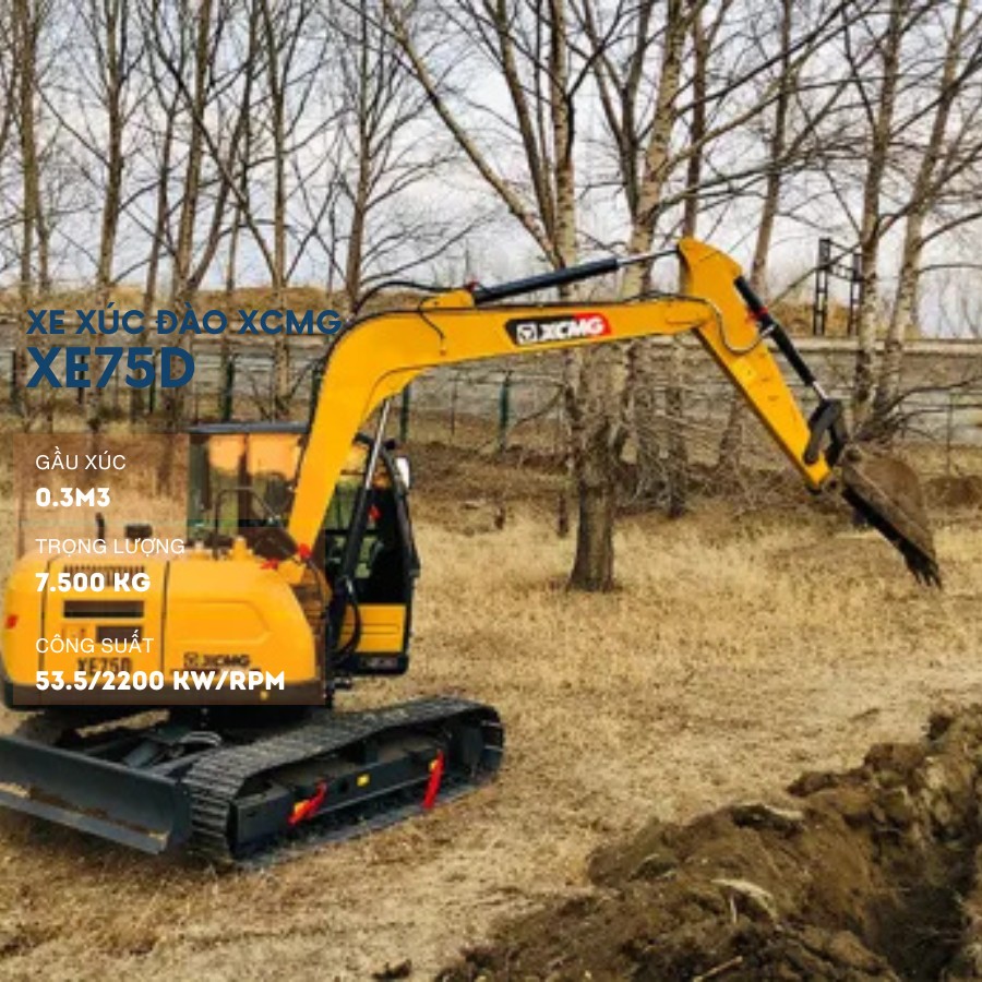 xe xuc dao xe75d 10