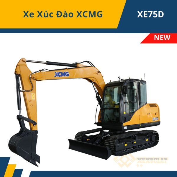 Máy Xúc Đào XE75D Bánh Xích - Image 2