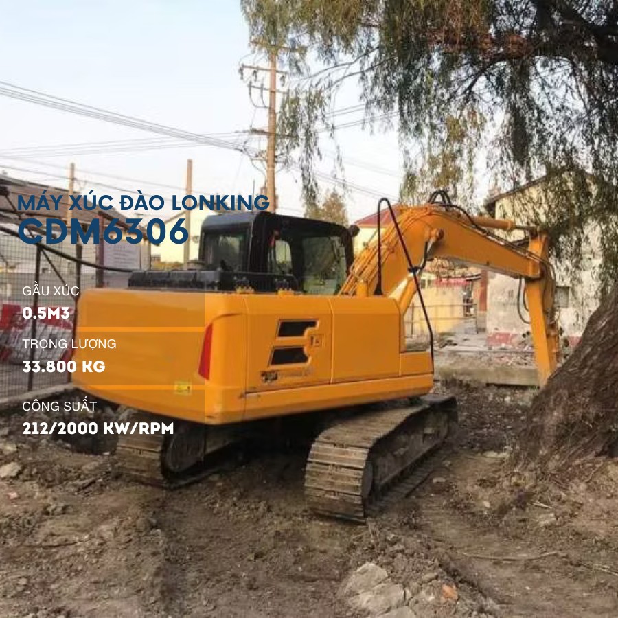 Máy xúc đào lonking CDM6306